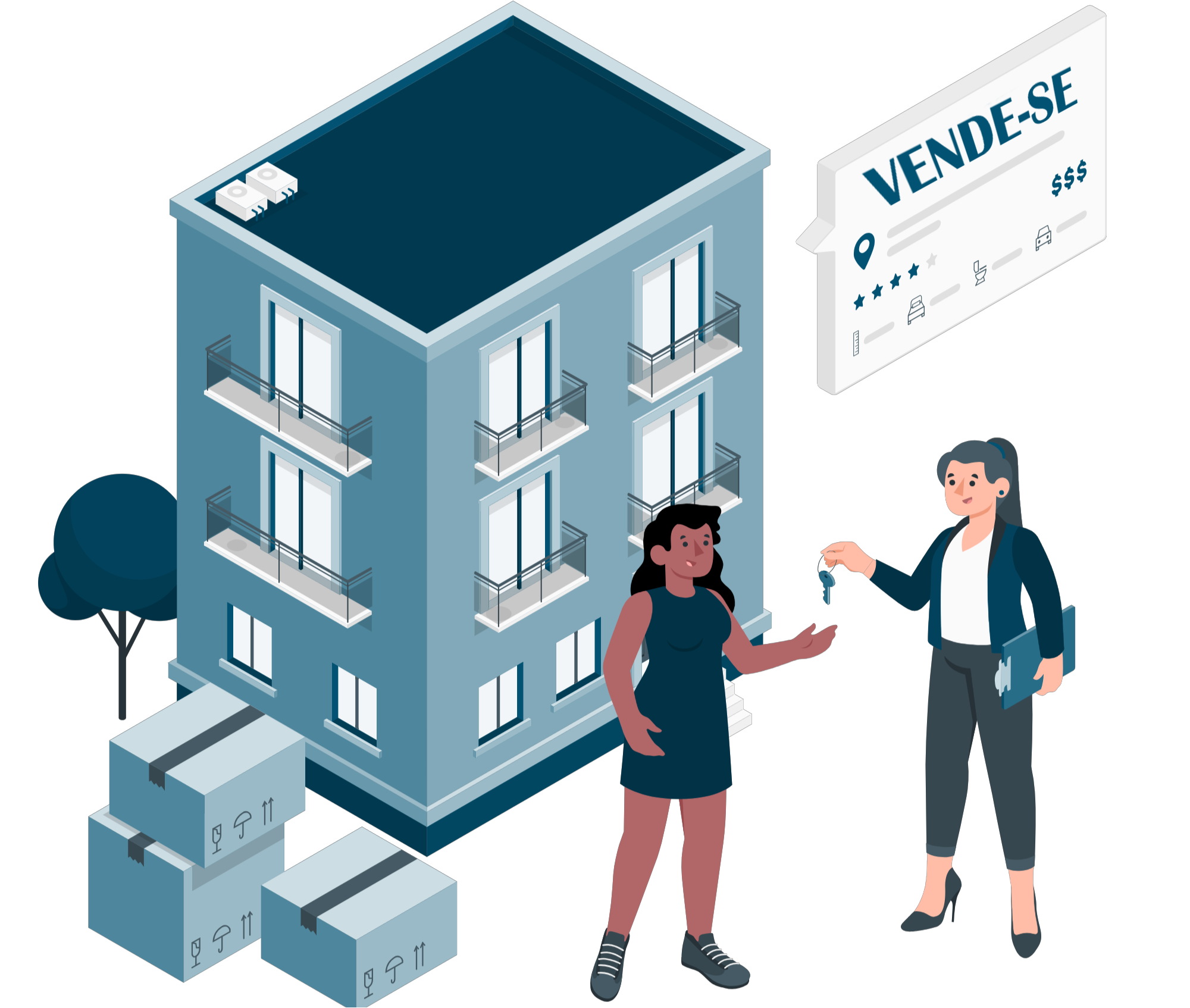 Ícone imóvel usado